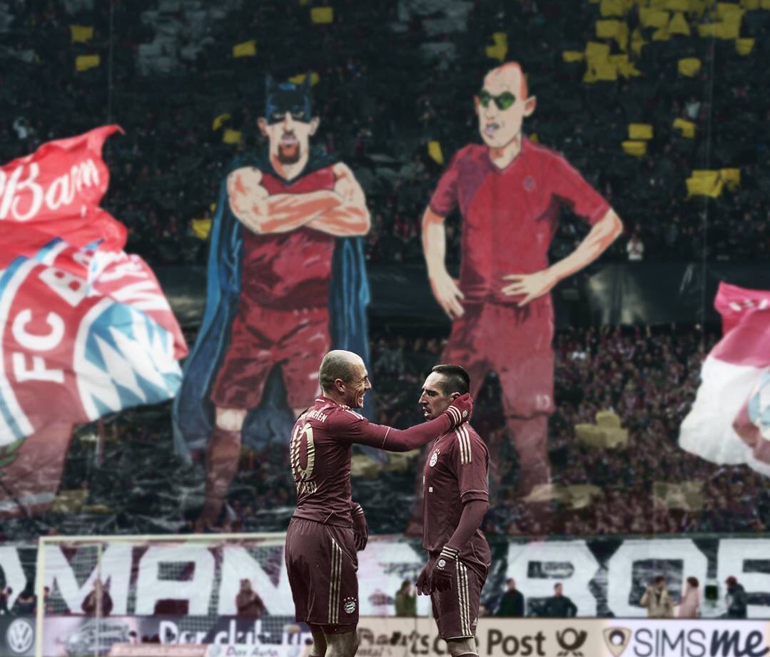 FutballTweets's tweet photo. Arjen Robben: 10 years, 307 games, 18 trophies 👏

Franck Ribéry: 12 years, 423 games, 22 trophies 👏

Legends of the game. 👑 https://t.co/kXG68vJjG5