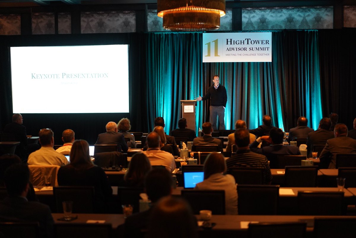 HightowerAdvsor's tweet photo. @shawnachor on the importance of rational optimism: "When we sugarcoat the present, we make terrible decisions for the future." #HTAdvisorSummit #MeetingTheChallengeTogether https://t.co/lq1muZxh6U