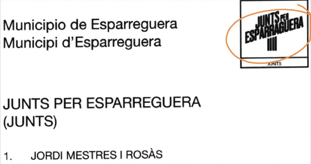 N'hi ha que es presenten a les #MunicipalsEsparreguera i no saben fer ni la O amb un canuto. #esparrEguera