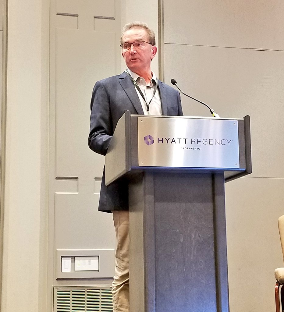 NWPPAssoc's tweet photo. Jeffrey Johnson of @western_fire &amp; Doug Toomey of @uoregon talk about #ShiftingLandscape, @FirstNetGov &amp; @AlertWildfire.

#wildfire #firefighters #firenado #geophysics #FirstResponders #VegetationManagement #2019NWPPAAnnual #ShiftHappens #PublicPower #MorePowerfulTogether https://t.co/XDdYmTrYCp