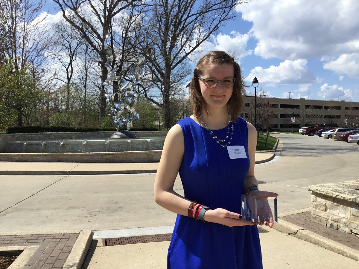 HortonvilleSD's tweet photo. Congratulations to HHS student, Grace VandenHeuvel. She received the WI NCWIT Award for Aspirations in Computing. This award recognizes HS women for their computing-related achievements &amp; interests in an effort to encourage more young women to choose careers in technology. https://t.co/SoSCeAVzGp