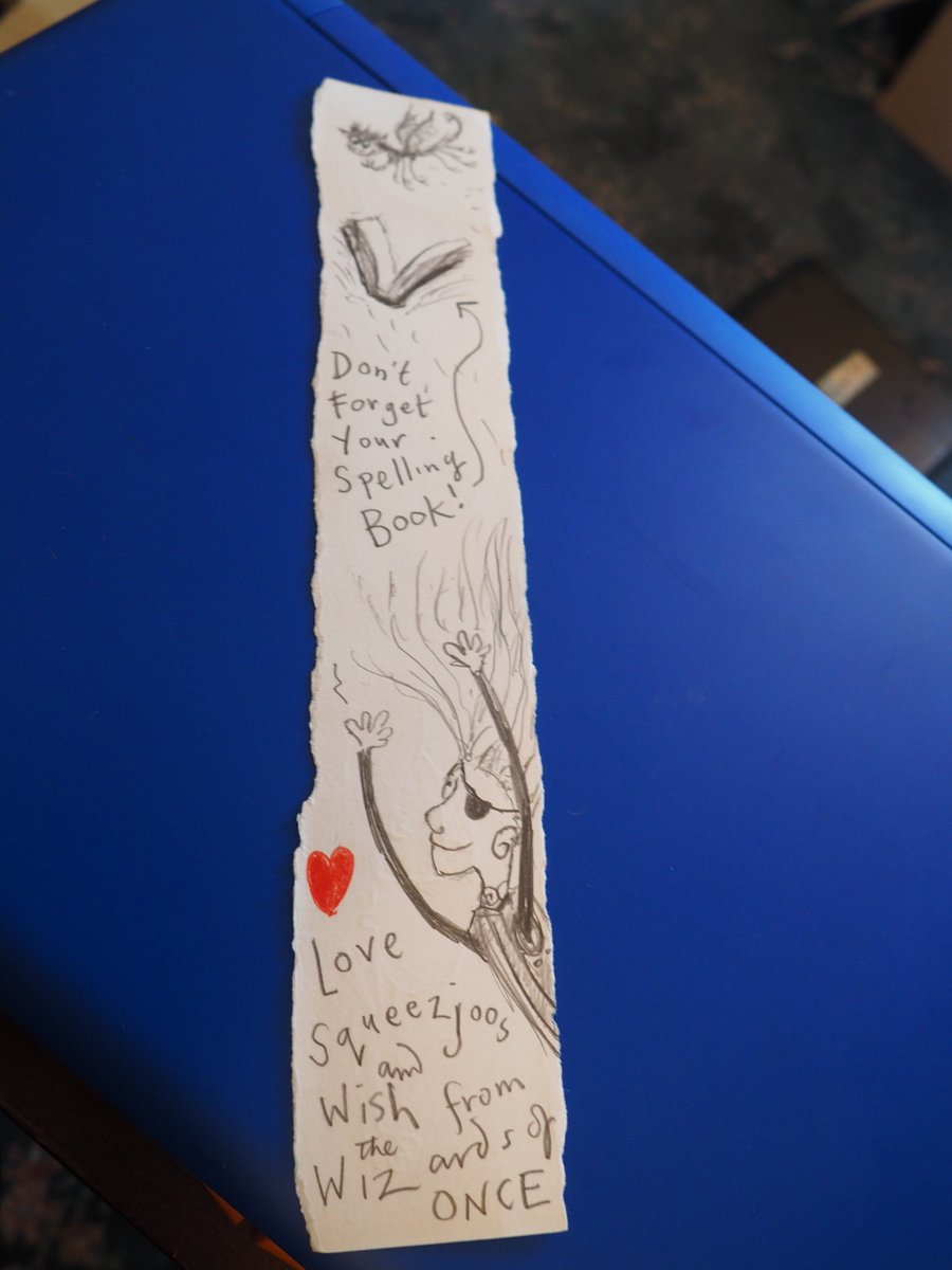 slhattersley's tweet image. This is your last chance to bid on @CressidaCowell fantastic bookmark and print in the #BookmarkProject auction and raise lots for Katiyo Primary School in Zimbabwe #WizardsofOnce  @DWAnimation @TitanUprising #HowToTrainYourDragon3 please RT