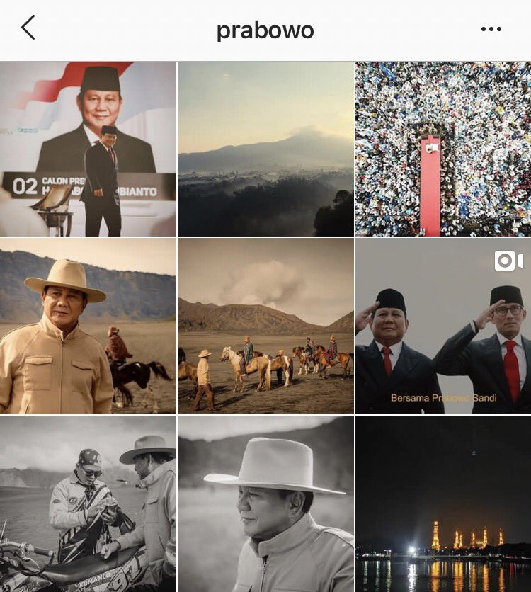Feed instagram ditoto, negoro diorat-arit.