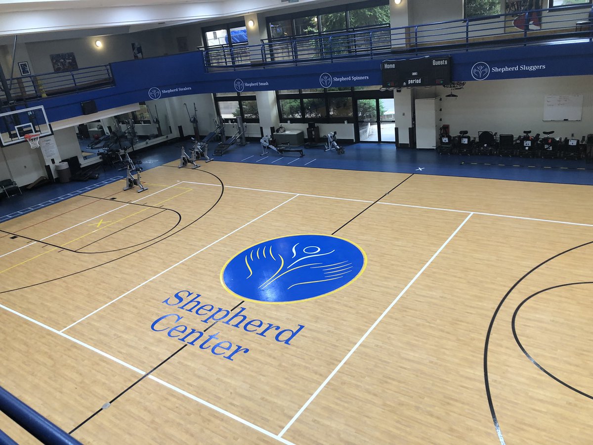 sanwit66's tweet photo. Vandaag was onze tweede dag met het jeugdteam van de Hoogstraat bij het Shepperd center in Atlanta. Veel geleerd over de organisatie van zorg en peer support daar! En veel fitness apparatuur. We hebben veel om over na te denken! https://t.co/COkC506aoi