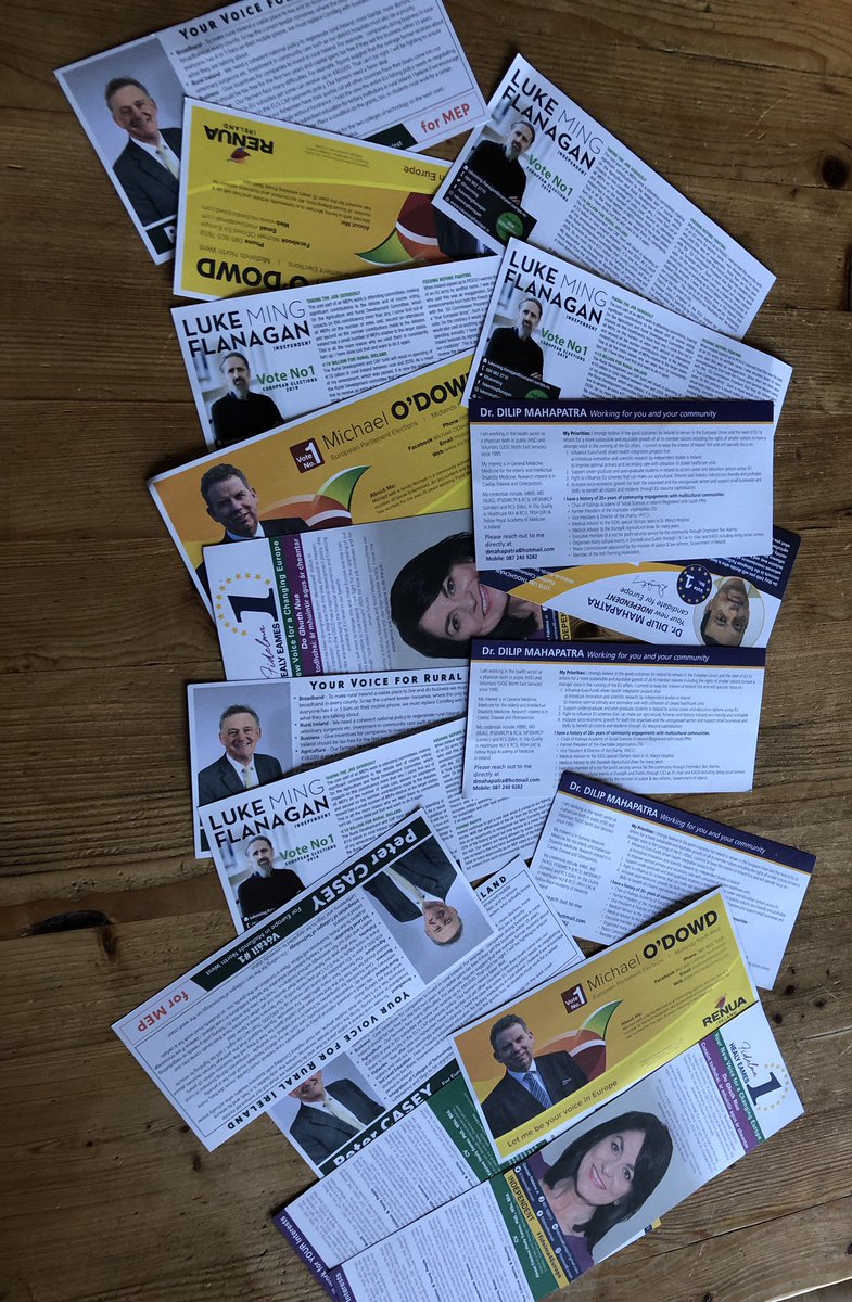 This lot arrived in my letterbox today (20 for those counting), what a waste of taxpayers money! Could they not just send one to the eircode for one house?