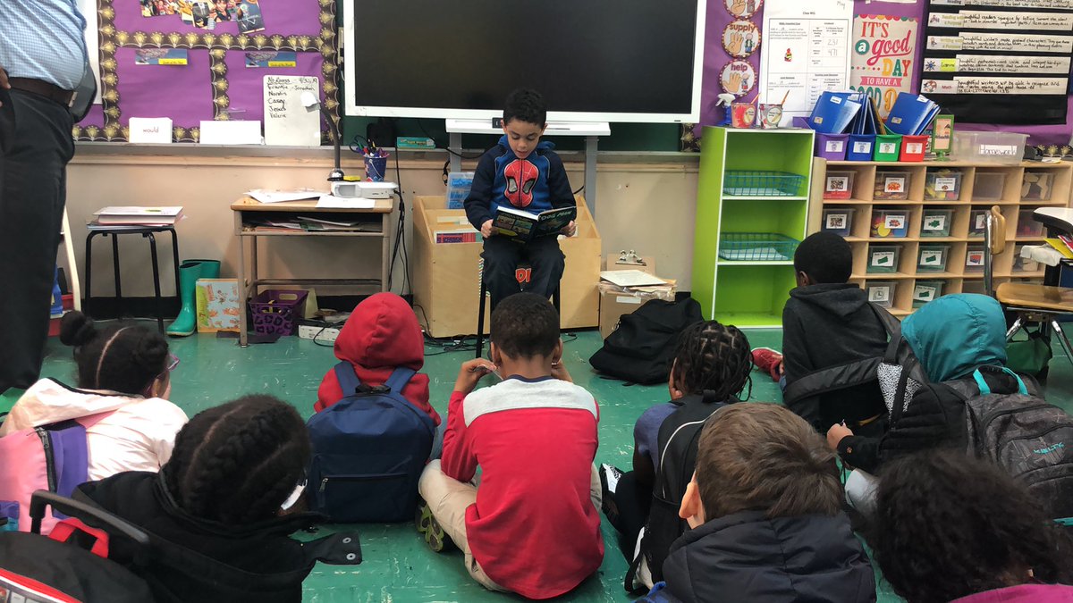 MsWilliams_202's tweet photo. Don’t you just love it when you end the day with a nice read aloud. Thank you Jonathan! #ps1xhhp #class103 https://t.co/SIdm72BGrY