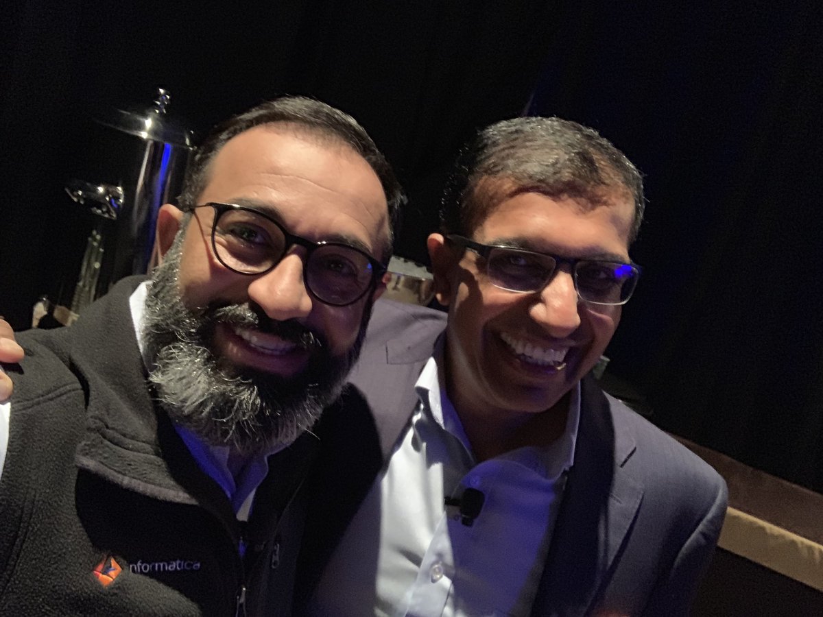 amit_walia's tweet photo. It was great to kickoff #IW19 with @achakravarthy12 sharing our innovation story with @Informatica customers. It’s all about driving our AI journey with #CLAIRE #clairityunleashed https://t.co/Z1seFy4BiJ