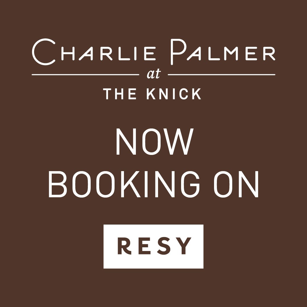CPatTheKnick's tweet photo. Charlie Palmer at The Knick is now live on @Resy! Book your reservation via the Resy app or website, the link in bio, or by calling the restaurant. Our Hudson Valley Duck awaits! https://t.co/jhm50D1AQ3