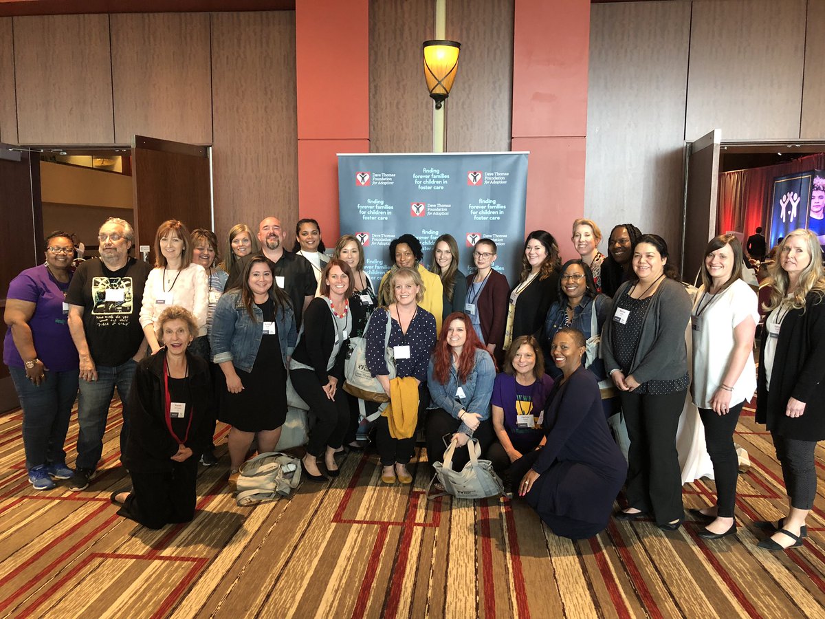 DTFA's tweet photo. Congrats to Wendy’s Wonderful Kids recruiters and supervisors honored w/awards at #WWKSummit! Because of your passion, commitment and belief in the child-focused recruitment model, we’re finding permanent homes for children in #fostercare who need our help the most #NFCM2019 https://t.co/2PwOU7rWIu