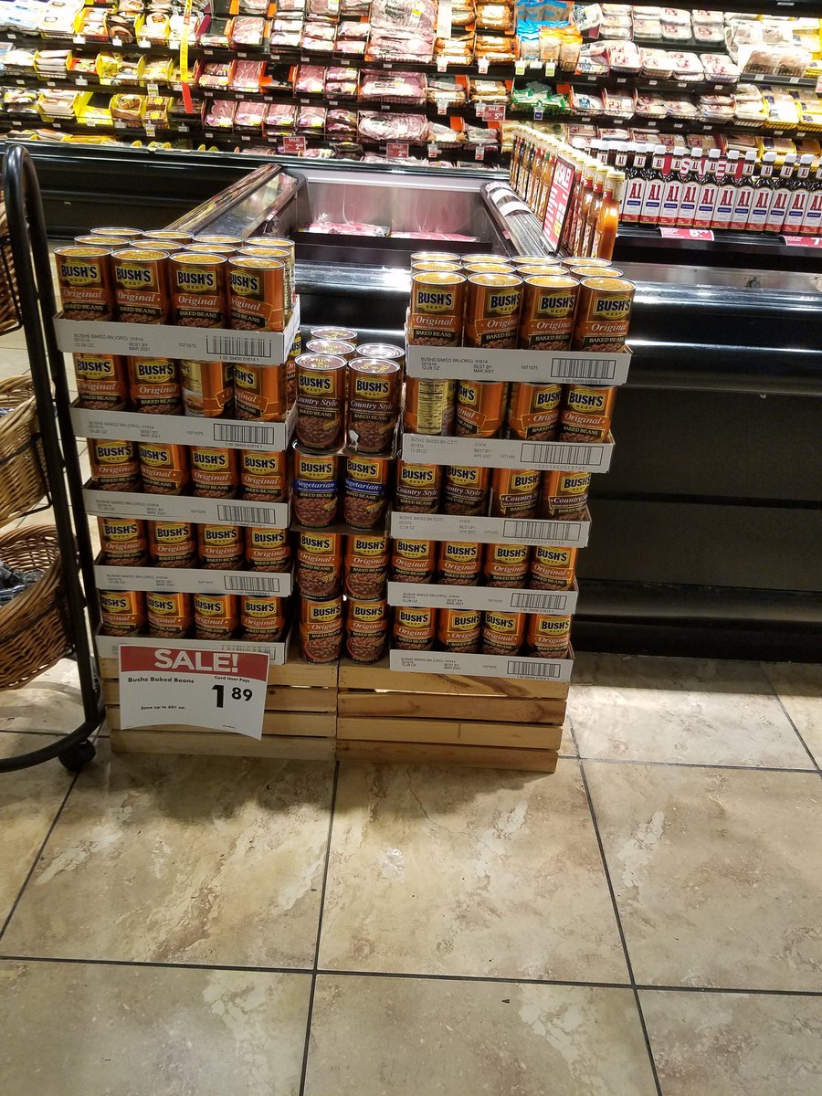 Timonthetweeter's tweet photo. #acostamemorialdaychallenge#gianteagle#bushbeans#happy https://t.co/NWz9c5CWvI