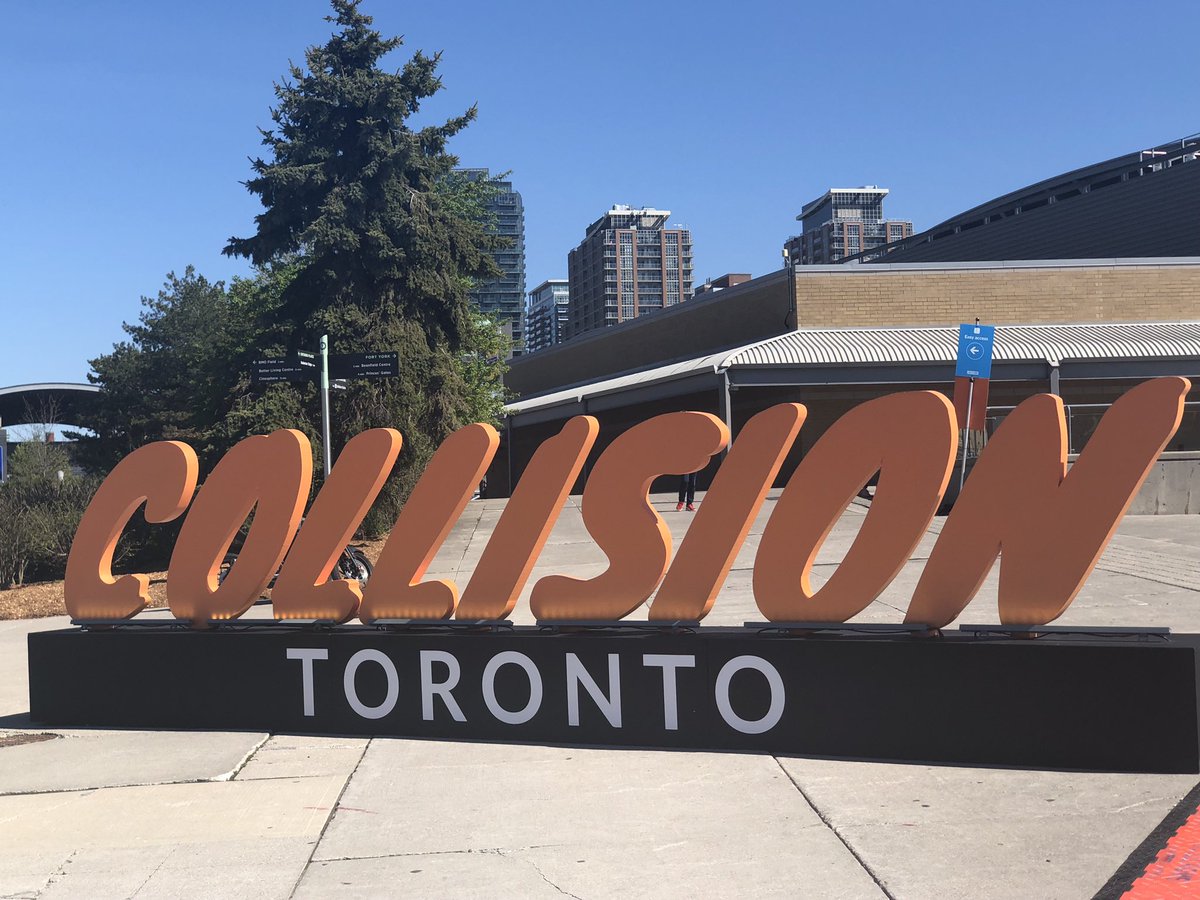 Incredible turnout at the Collision Conference in Toronto.  Great speakers and lots of innovation confirming just how fast our world is changing in FinTech!!