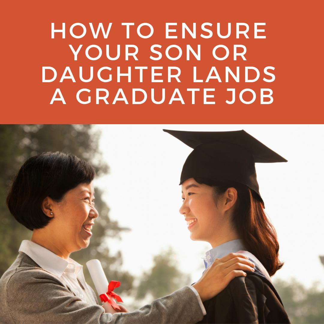 How to help your son or daughter to get a graduate job: graduatecoach.co.uk/parents/ 😀