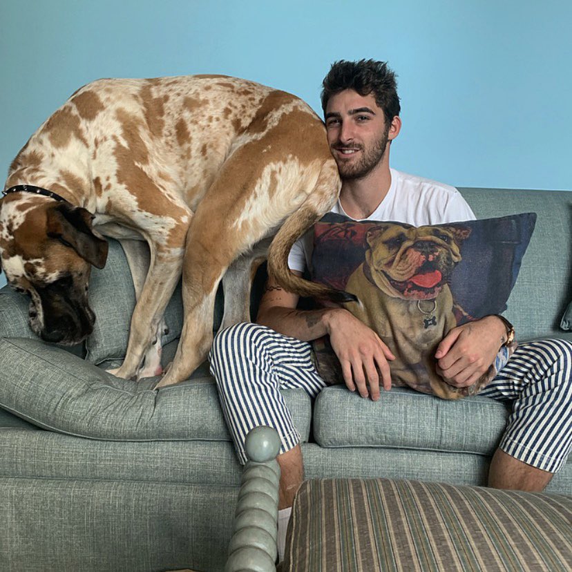 Made Cruz a pillow and duke still won’t let us get a photo.