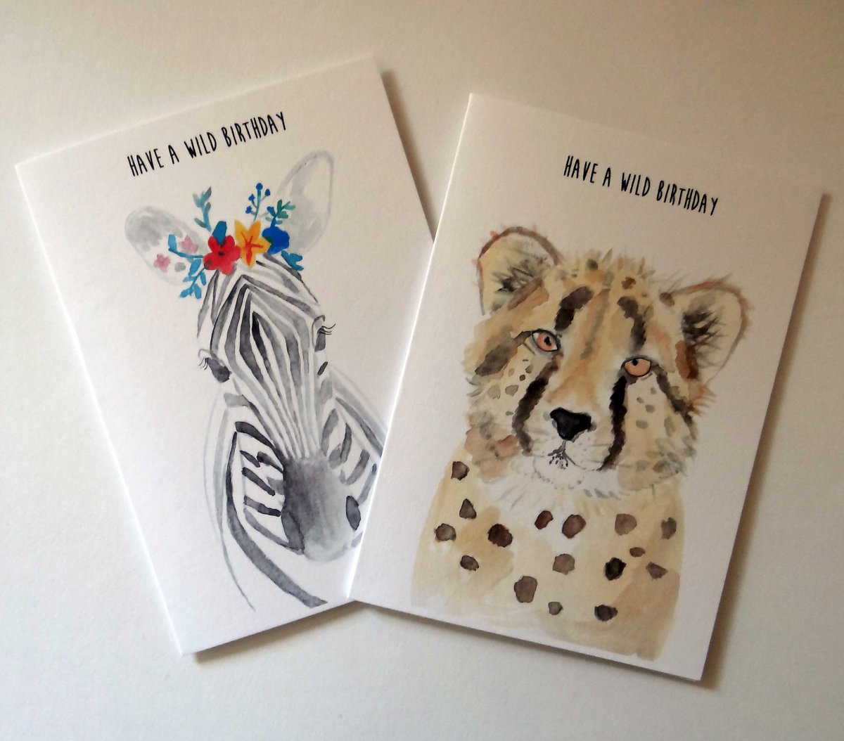 HAVE A WILD BIRTHDAY! Slightly obsessed with these two. Which is your favourite? Let me know. #wildbirthday #flowercrown #zebra #cheetah #haveawildbirthday #manchester #partytime #chorlton #artist #illustrator