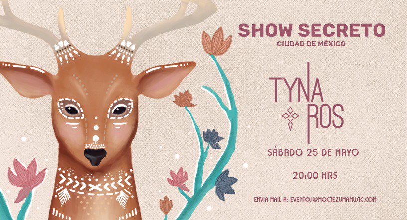 #TalentoTCSACM
Moctezuma Music presenta a <a href="/tynaros/">Tyna Ros</a>, cantautora y alumna del TCSACM, en concierto este 25 de mayo a las 20 hrs. ¡No puedes perdértelo!