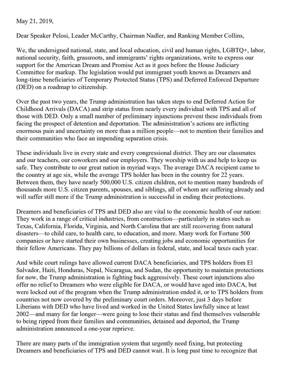 Dream and Promise Letter