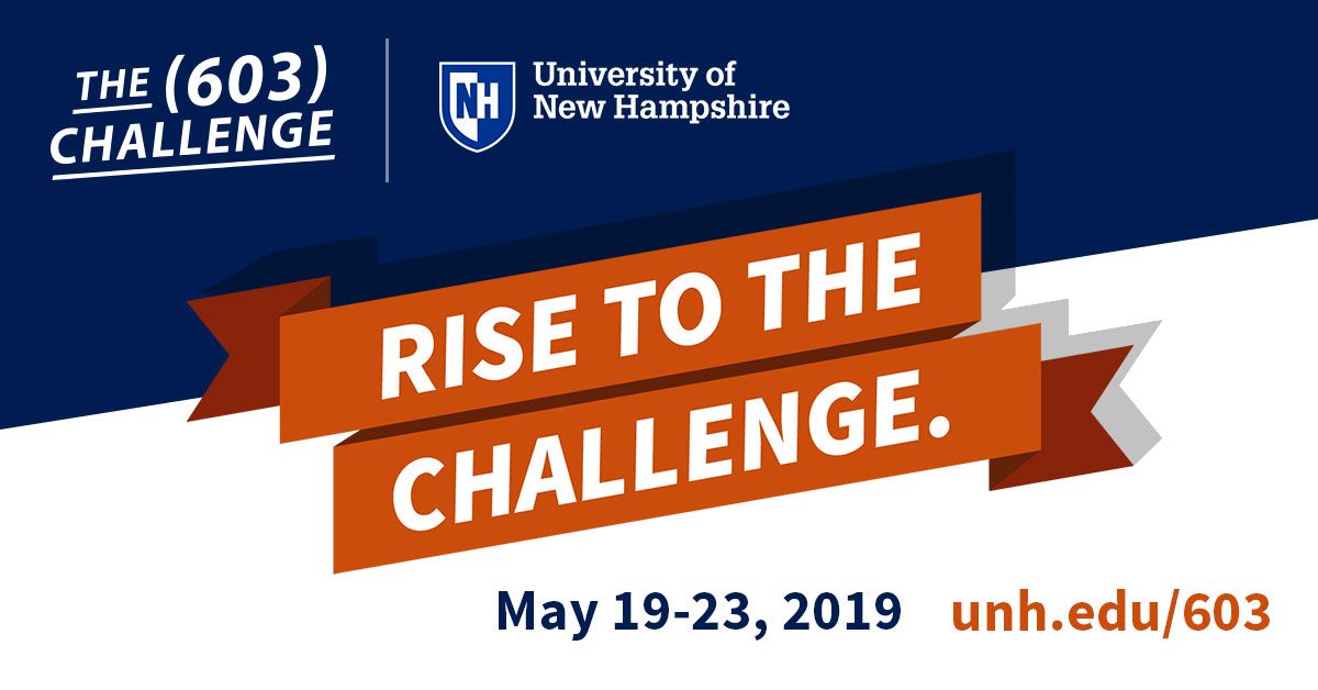 Support #UNHRCC during the #603Challenge and you'll help us create an AR/VR lab at #UNH! buff.ly/2EcDUFj