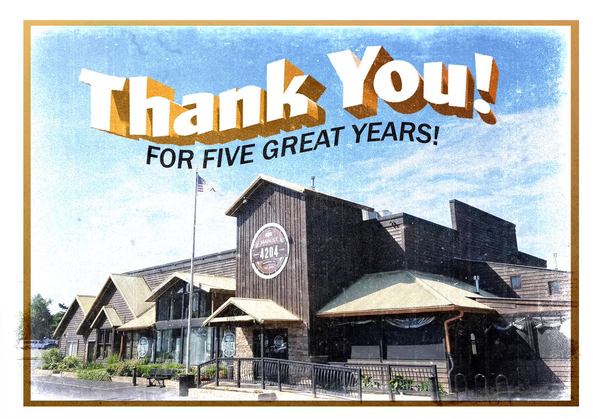 We opened in May 2014.
Let's raise one up for another five years!
Thank you all for the support :)