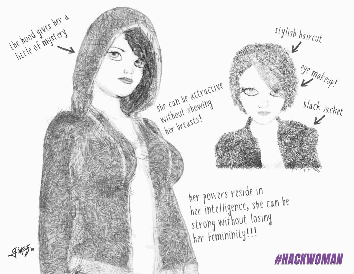 ociobooks's tweet photo. Today we want to share the behind-the-scenes character design sketch of Maria's physical appearance. Maria Alder is the protagonist of #HackWoman 🎮 You can follow the development on our #DevBlog 🕹️ https://t.co/Fy1vKjMcCC #gamedev #indiedev #vndev https://t.co/l8eudNgimf