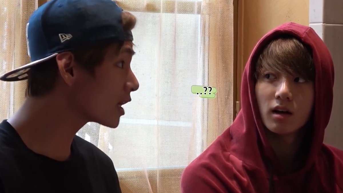 Coz there’s something in the way he looks at him.. #taehyung  #jungkook  #taekook 