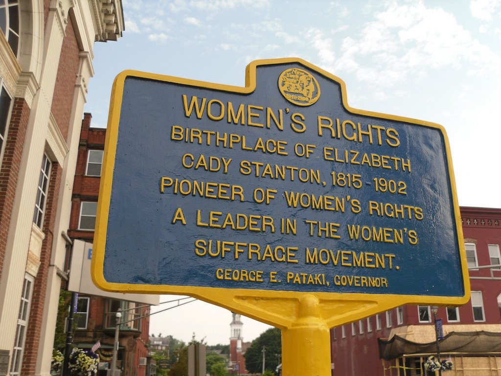 RepStefanik's tweet photo. One hundred years ago today, the House of Representatives came together in a bipartisan spirit to give women their long-overdue right to vote. Pictured below is women's suffrage icon Elizabeth Cady Stanton, born in Johnstown, NY -- in my district! #WomensVote100 #NY21 https://t.co/ZgcNiwVPhc