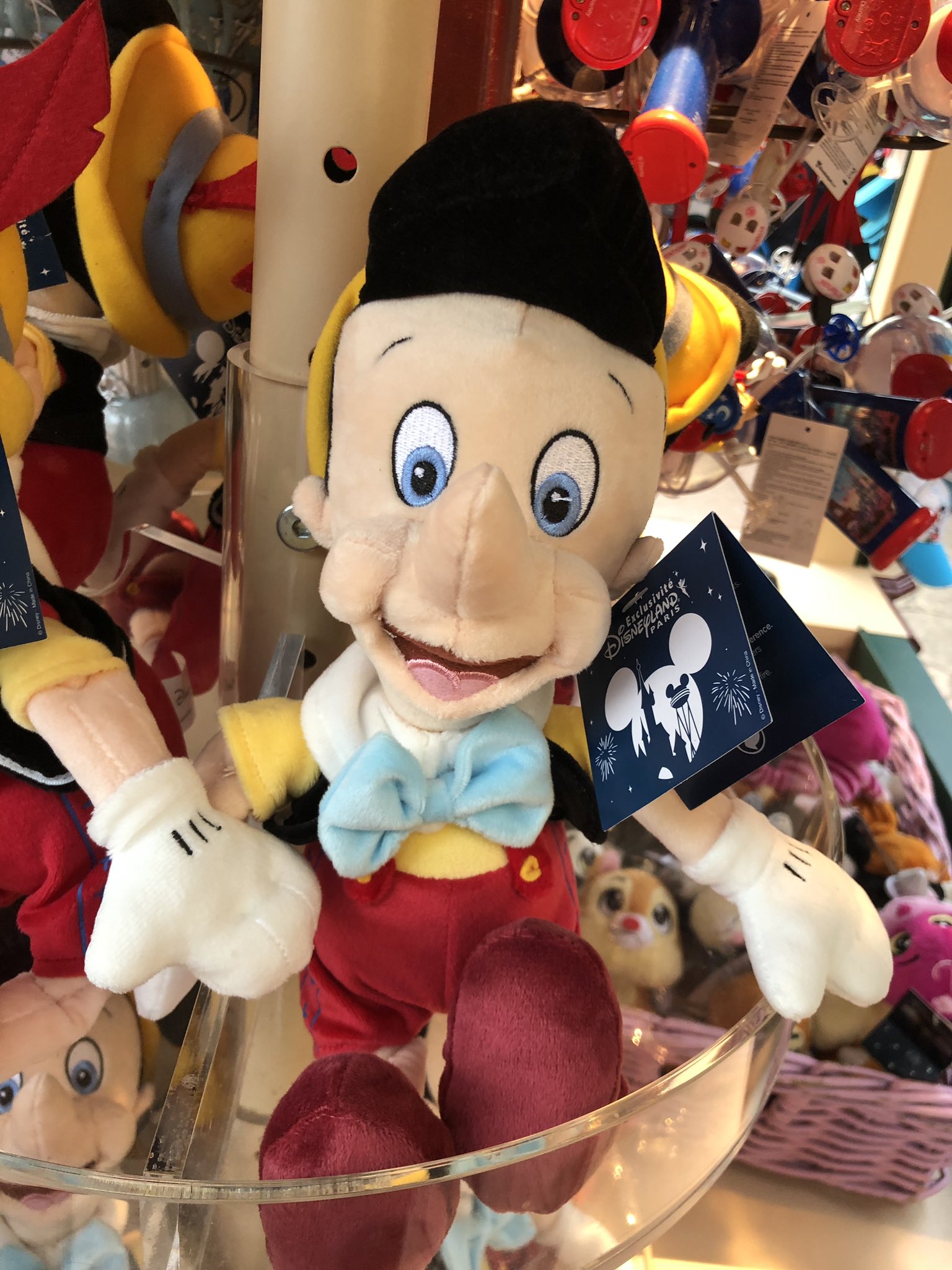 Peluche pinocchio disney store sale