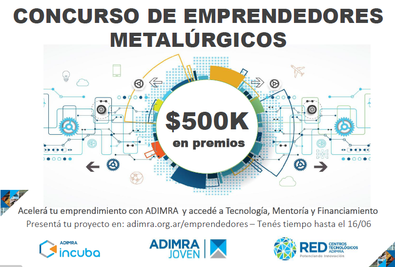 CepUtn's tweet photo. ADIMRA invita a los emprendedores y empresas jóvenes de todo el país a participar en este concurso por importantes premios y beneficios para llevar adelante su nuevo negocio. La inscripción es muy simple y se realiza íntegramente de forma online en https://t.co/nL5WK9owYJ https://t.co/cRpnoVkGTu