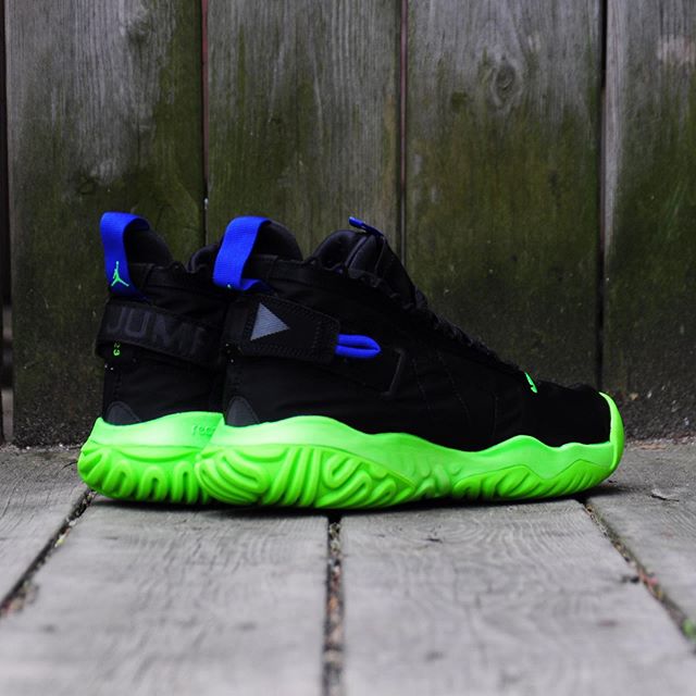 jordan proto react black green
