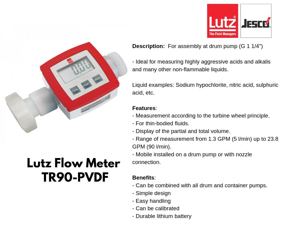 Wondering how our #Lutz Flow Meter TR90-PVDF works? Check out its description below:

#LutzPumpsInc 

lutzpumps.com