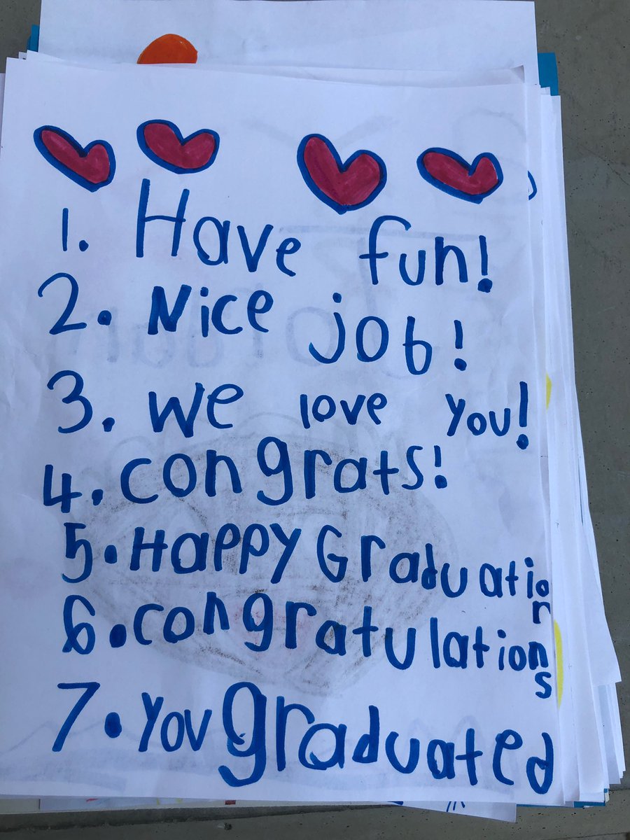 Love and encouragement for #Classof2019 from our K/1 Learning Community