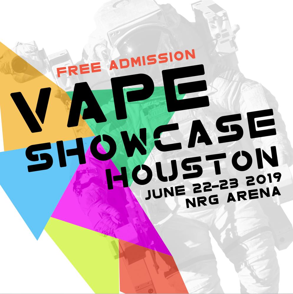 reliant_park's tweet photo. 🚀The Vape Showcase is coming to NRG Center June 22-23, 2019.
🎟️FREE admission | 18+ with valid ID #Vapeshowcase #NRGCenter #Houston https://t.co/YobB7dXYA2