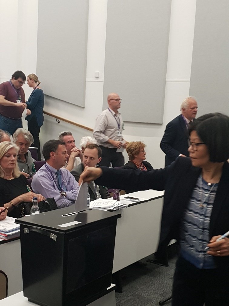 BCPCouncil's tweet photo. The third confidential ballot of the night, election of the first Leader of @BCPCouncil is underway. #BCPfirst https://t.co/MPrTwDuDLF