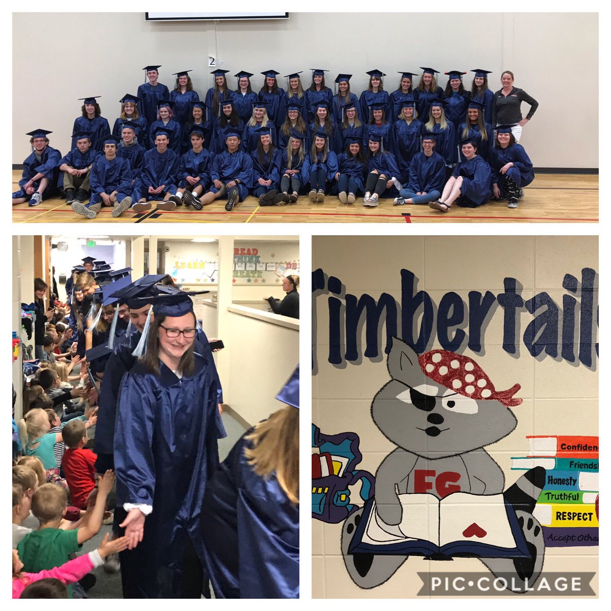 WiebelBP's tweet photo. @BayPortHS seniors visit their former elementary @ForestGlenElem one last time before graduation! https://t.co/CiCUqvvapc
