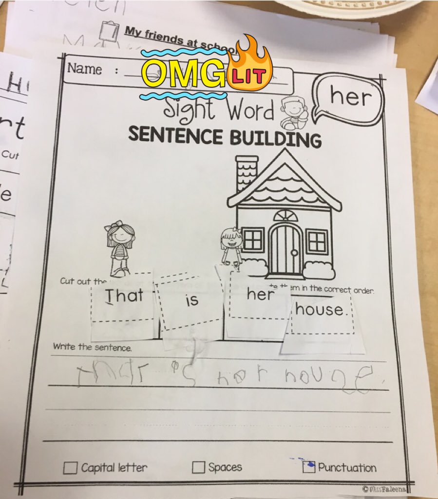 c_parkview's tweet photo. #writingconventions #sentencebuilding Ss tried hard to build sentences. They sounded out each word and arranged them randomly. They then read out the whole sentence to see if it made sense. If not, they rearranged the order until it eventually became meaningful. https://t.co/bc3z9e1GDI
