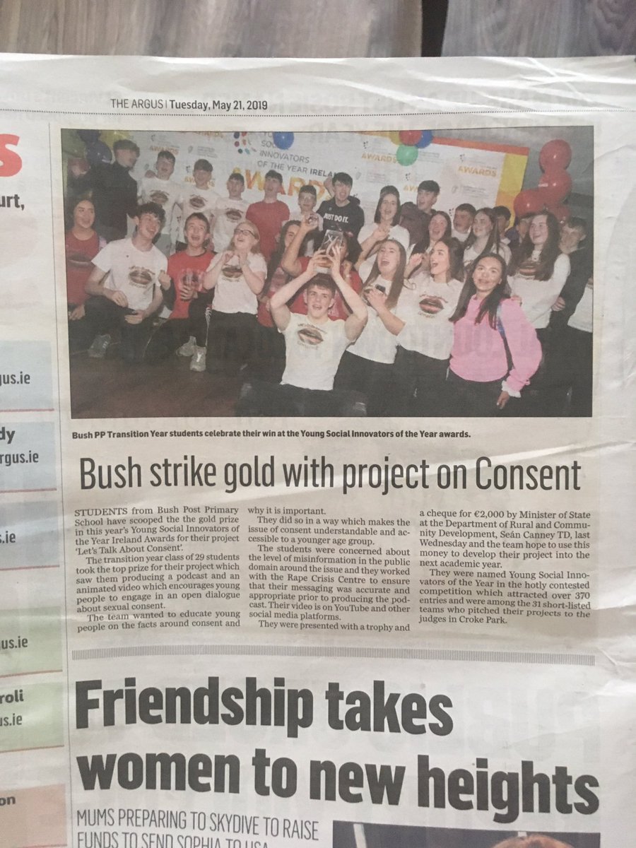 Striking GOLD 🏆🥇 💋 <a href="/theargusonline/">@argusonlineBW</a> <a href="/ysinow/">Young Social Innovators</a> #letstalkaboutconsent