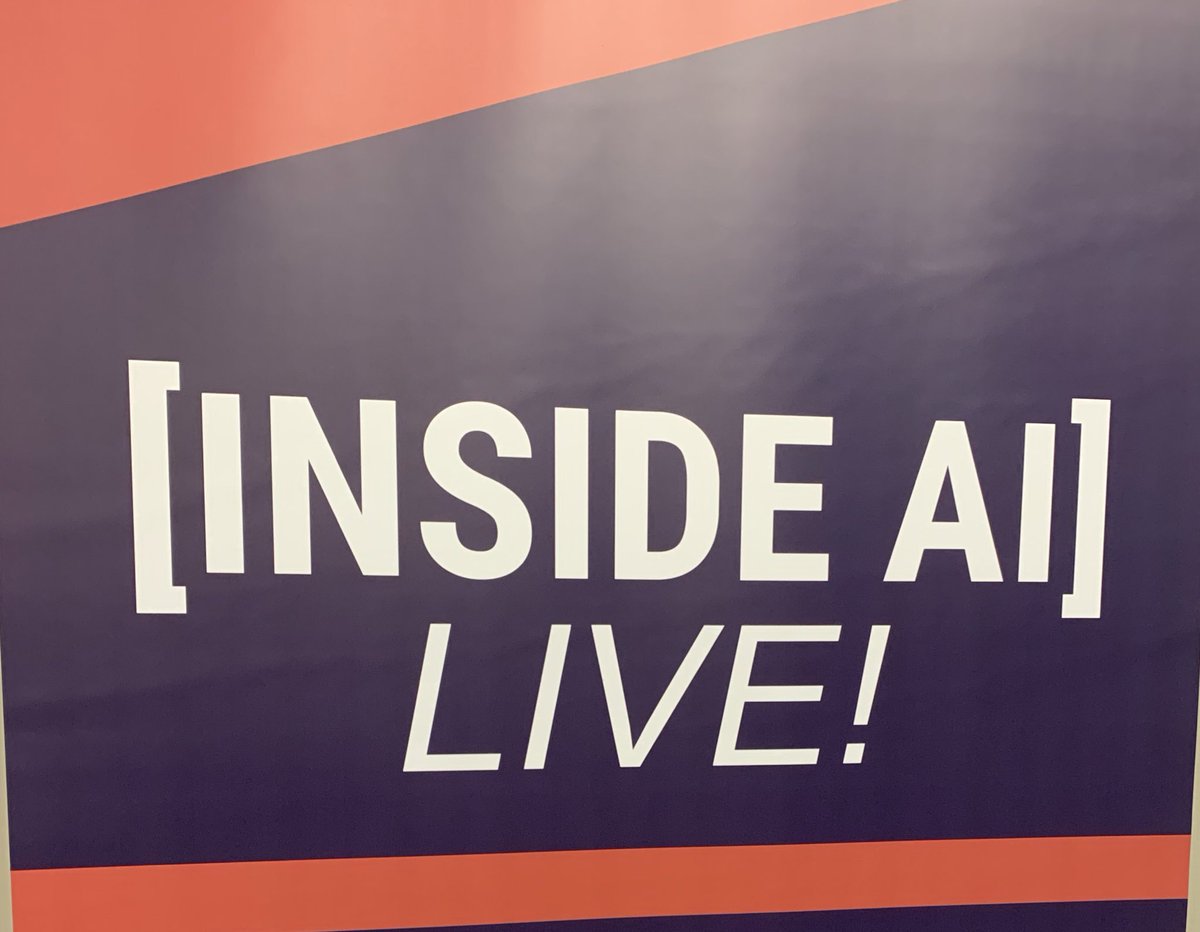 sergedoub's tweet photo. From helping solve the opioid crisis to detecting explosives with smell, @Jason and @robmay put together an inspiring AI showcase and talks event with #InsideAILive https://t.co/2lJ9rEjLwG