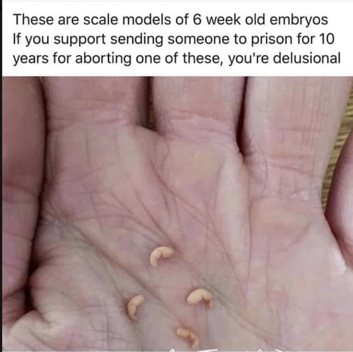 size of a 6 week old baby