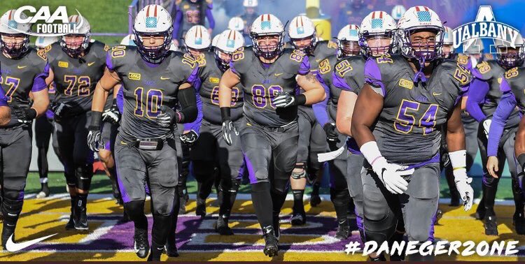 PatrickShupp's tweet photo. After talking to @CoachHolley_UA I’m honored to announce that I just received a scholarship offer to play football at the University of Albany!! https://t.co/C0hN1bUhe4