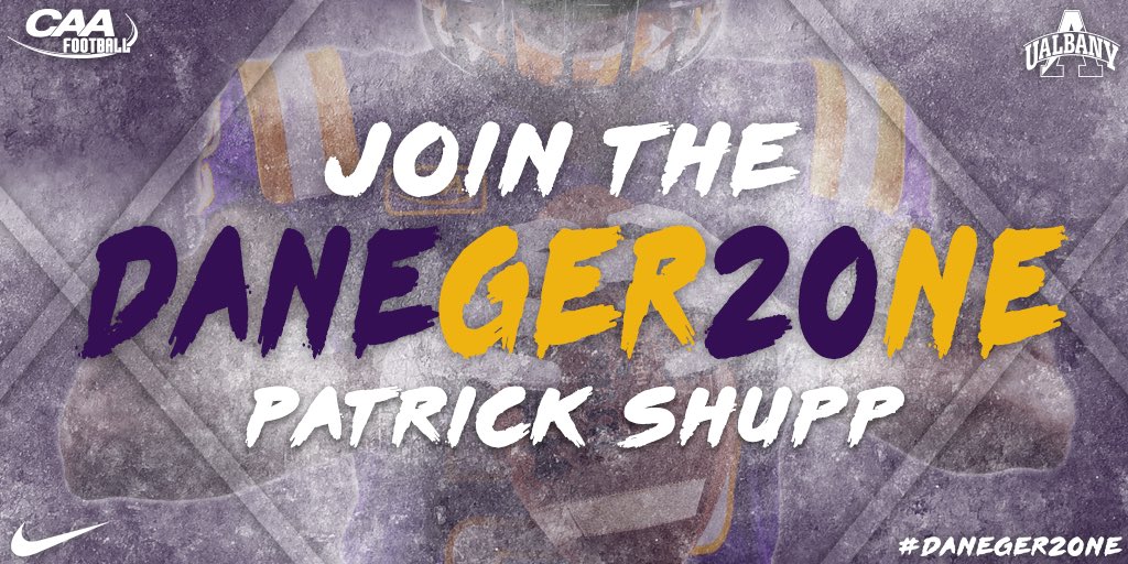 PatrickShupp's tweet photo. After talking to @CoachHolley_UA I’m honored to announce that I just received a scholarship offer to play football at the University of Albany!! https://t.co/C0hN1bUhe4