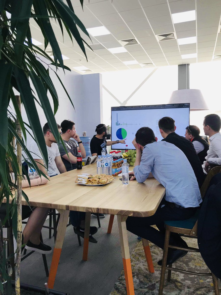SurugiuOlga's tweet photo. So very refreshing and 😎 to be around people with great desire to learn and develop 👩🏻💻👨🏫.#JUMP 💥💥💥 internship program at Orange Systems is just about that, discovering your true passion in UI/UX, software development, Testing and Big data #orangesystems #orangelife #EdTech https://t.co/JebNab0sWS