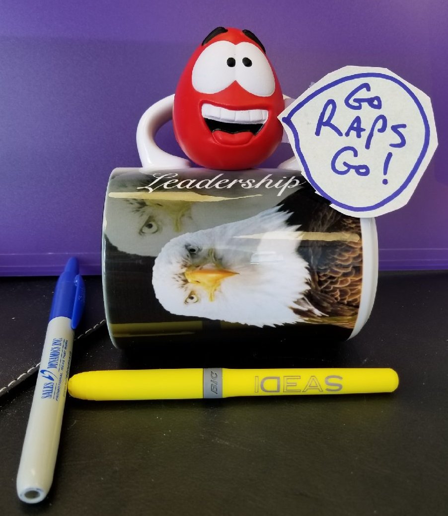 Sales_Dynamics's tweet photo. Here is Sales Dynamics newly created Good Luck Egg screaming support for  the Raptors for tonight's game. Go #Raps Go!

#WeTheNorth #wethenorh #Playoffs  #NBAFinals https://t.co/CW3I9NxJej