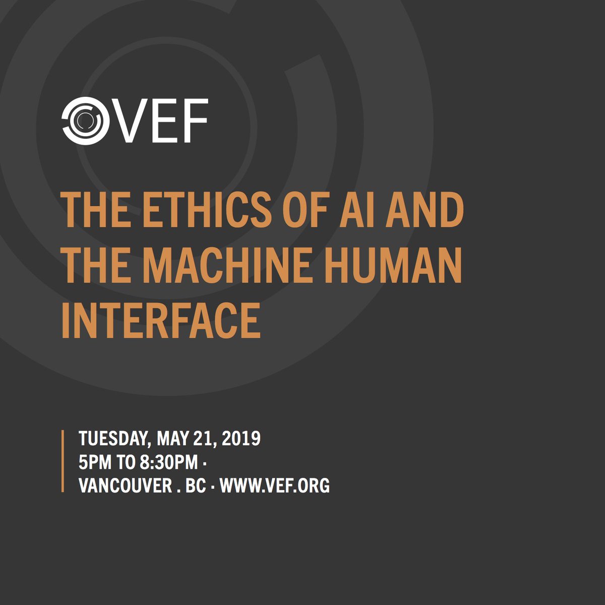vefdotorg's tweet image. Tonight&apos;s the night! Our last event of the season is tonight. A SOLD OUT panel on The Ethics of AI and the Machine Human Interface. For those of you with tickets, we&apos;ll see you tonight at @Deloitte&apos;s Vancouver office! #yvrevents #yvrtech #bctech