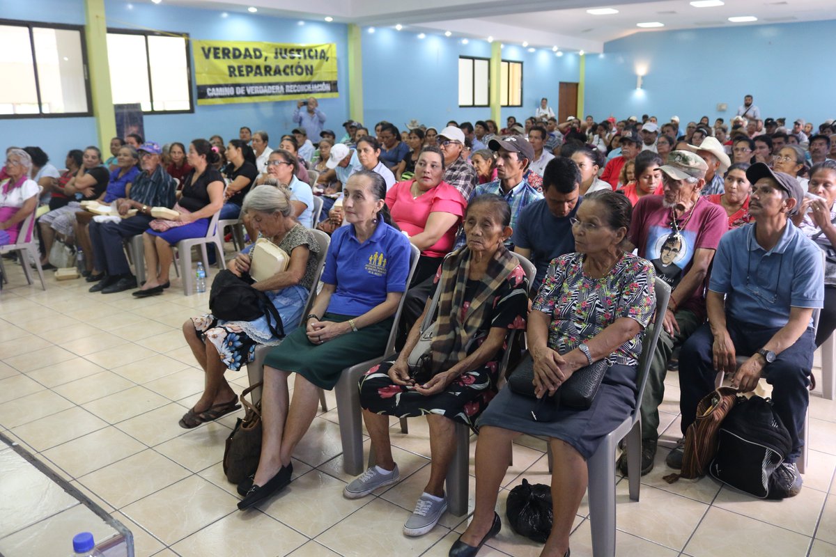 Cristosal's tweet photo. Today 20+ victims' committees and civil society organizations held a public consultation to approve the contents of a draft law that was then presented at the Salvadoran Legislative Assembly. #NotWithoutTheVictims https://t.co/bJ5NMm8x2J