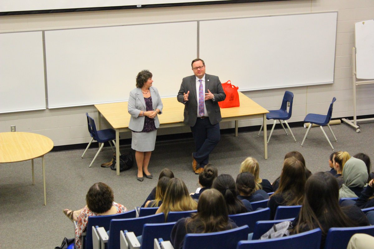 Bryan May (@_bryanmay) on Twitter photo At St. Benedict Catholic School this morning with Mayor <a href="/Kathryn_McGarry/">Kathryn McGarry</a>. We had a great discussion on how different levels of government work and how important it is to work together.
Thank you to St. Benedict's for inviting us and for your thoughtful questions. At St. Benedict Catholic School this morning with Mayor <a href="/Kathryn_McGarry/">Kathryn McGarry</a>. We had a great discussion on how different levels of government work and how important it is to work together.
Thank you to St. Benedict's for inviting us and for your thoughtful questions.