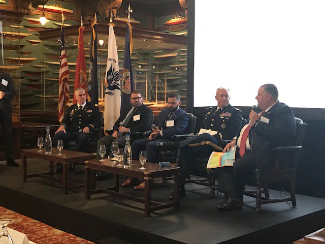 JoeEspoNYC's tweet photo. .@nycemergencymgt's Frank McCarton participated in @USNavy's senior leadership seminar ahead of the annual #FleetWeekNY, which begins tomorrow. The seminar engages #NYC leaders with @DeptofDefense to discuss public health, safety, and emergency response. https://t.co/7uwRNIqlYy