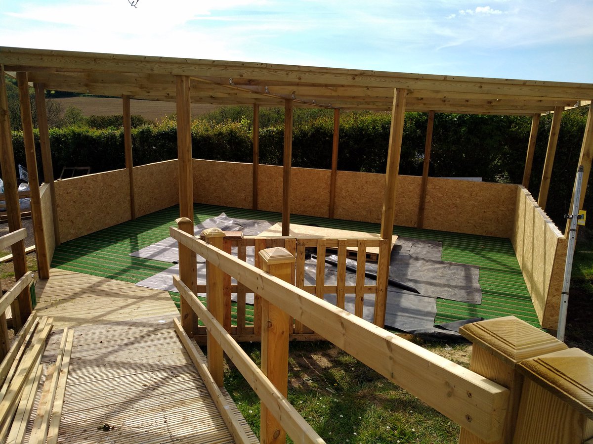 NanstallonSch's tweet photo. New Early Years outdoor classroom is really taking shape. New sand and water area being prepared for building. #NoLimitOnLearning https://t.co/BhiNfTE5dh