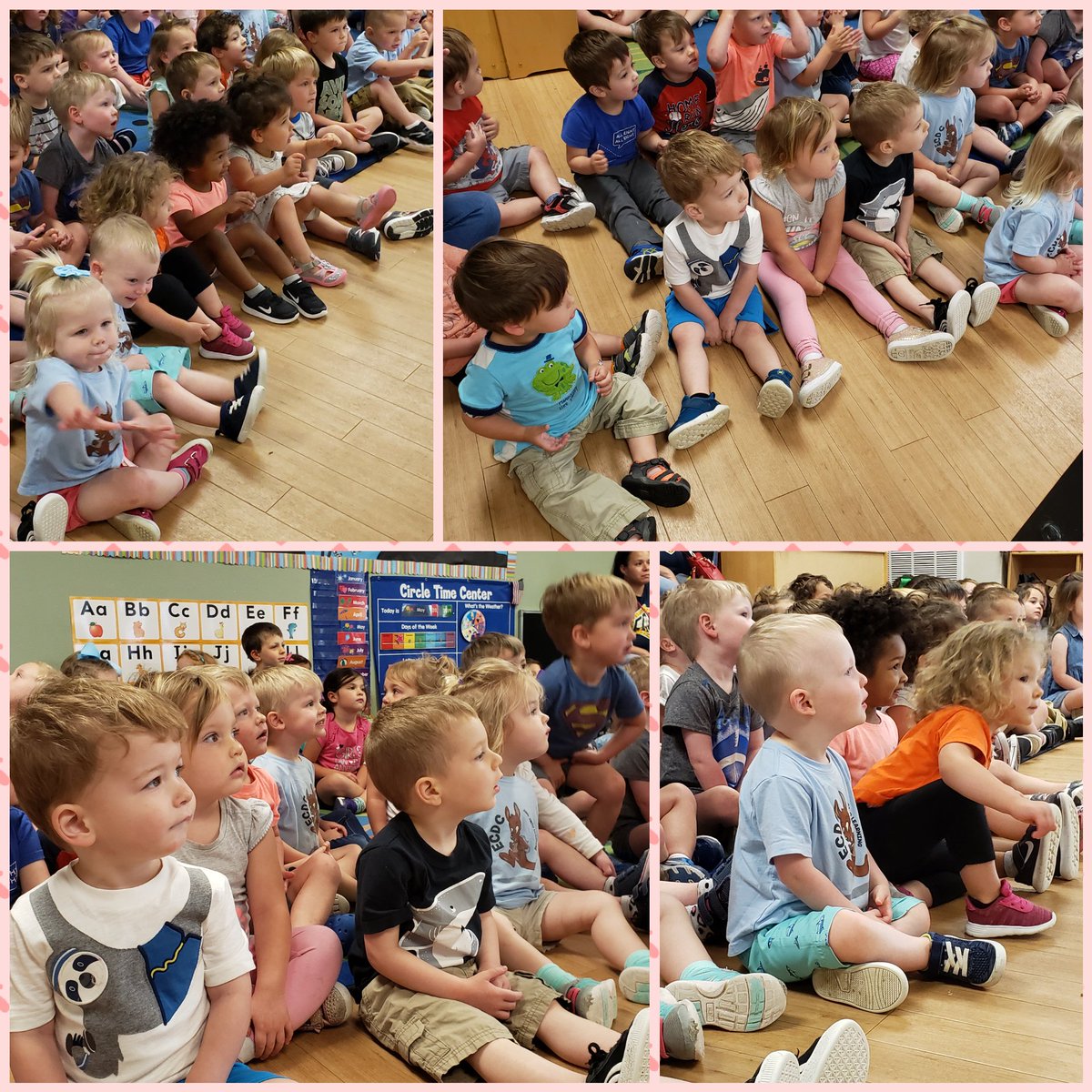 Yesterday we practiced our Baby Shark 🦈 dance moves and saw Mr. David! 🕺 <a href="/GCISDECDC/">ECDCRoos</a>
