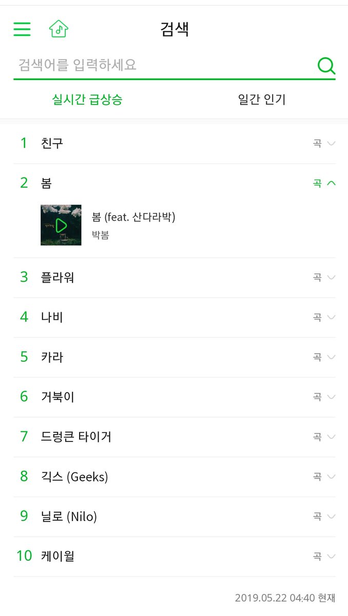 2NE1Achievement's tweet photo. Park bom - Spring (feat. Sandara park ) is NOW TRENDING AT #2 ON MELON REALTIME SEARCH ๐๐ @haroobomkum @krungy21
#ParkBom_Spring #OurSpringParkBom #SandaraPark https://t.co/lITSs1wSGW