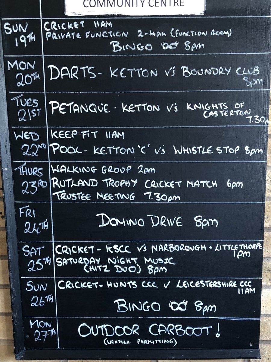 *** What’s on at KSCC this week ***