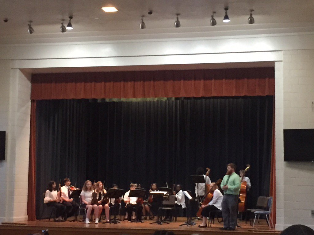 TaylorMSTigers's tweet photo. Congrats to our 6th,7th &amp; 8th grade orchestra students on a great performance during the spring concert @Chappy1716 https://t.co/CATAMLhnWD